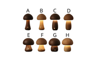 Luminária de Mesa LED Cogumelo com Toque