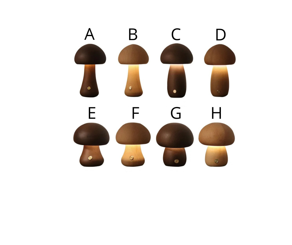 Luminária de Mesa LED Cogumelo com Toque