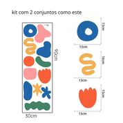 Adesivos  Coloridos de Parede