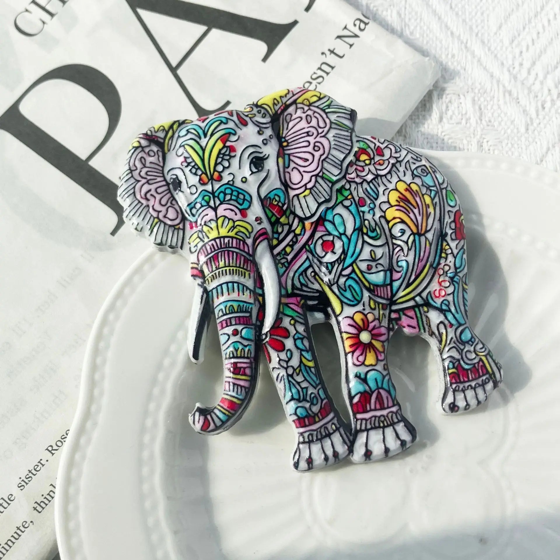 1pc boêmio elefante geladeira ímã criativo geladeira ímã adesivos cozinha e decoração de casa diy acessórios magnéticos