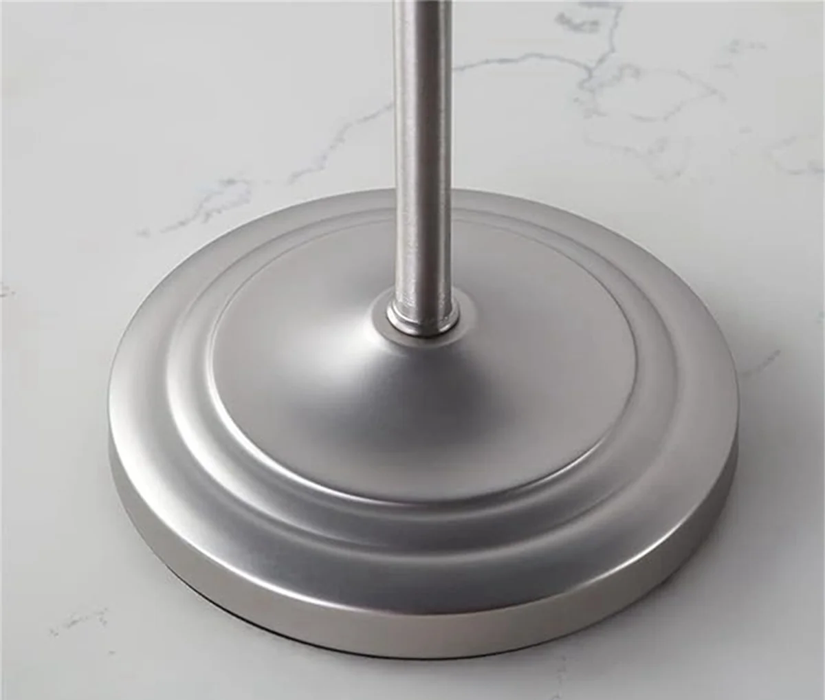 Abnp toalheiro de aço inoxidável do chão ao teto anel de toalha vertical anel duplo multifuncional removível sem perfuração