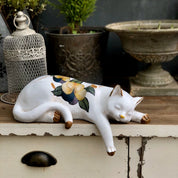 Estatueta Gato Relax