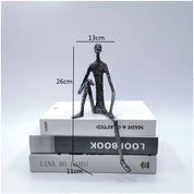 Escultura Humana em Ferro Fundido