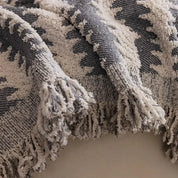 Engrossar cobertor de chenille clássico preto listra sofá cobertor verão antiderrapante cobertor escritório nap xale almofada capas de sofá