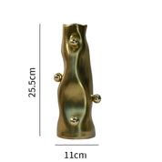Vaso de cerâmica esfera geométrica irregular vaso de flores porcelana artefato arranjo de flores decoração para casa acessórios vasos