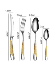 Conjunto de Talheres Criativos com 24pcs