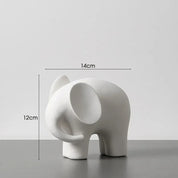 Elefante Decorativo de Cerâmica