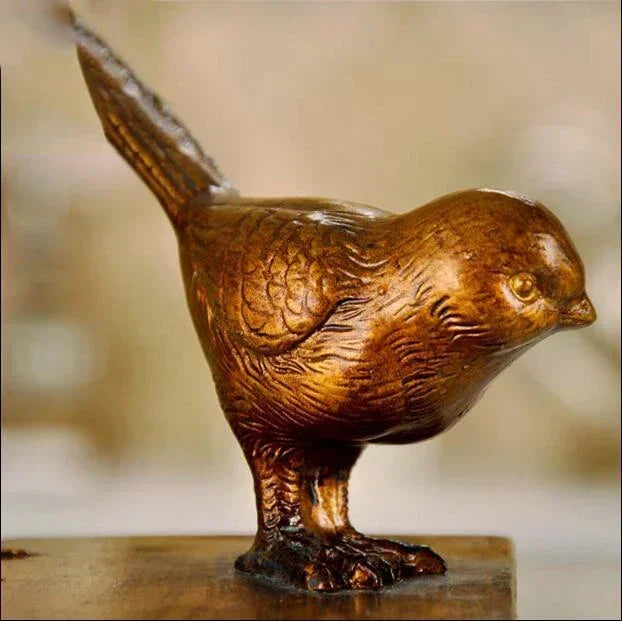 Aparadores de Livros Retro Birds em Resina