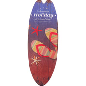Prancha de surf parede pendurado sinal de madeira decoração de praia verão temático tropical bar decoração de parede bem-vindo ao paraíso sinal de porta para casa quarto