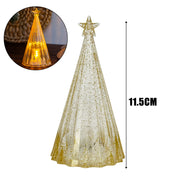 1/6 pçs decoração de natal romântico luz da noite luminosa árvore de natal presentes de ano novo festa de natal ornamento decoração de mesa do quarto