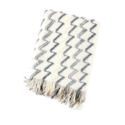 Manta de Malha Jacquard Vintage