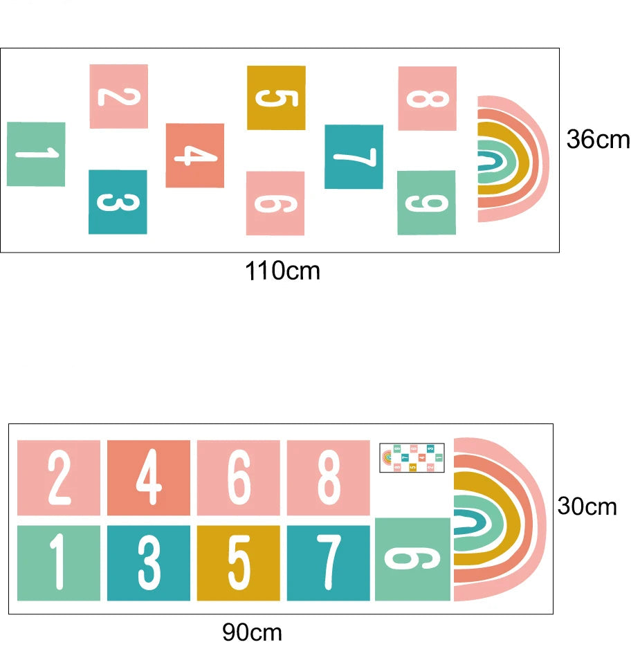 Adesivo de Piso Amarelinha
