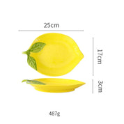 Pratos em Cerâmica Limão Siciliano