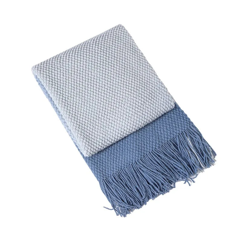 Manta Gradiente Macia e Aconchegante para Todas as Estações