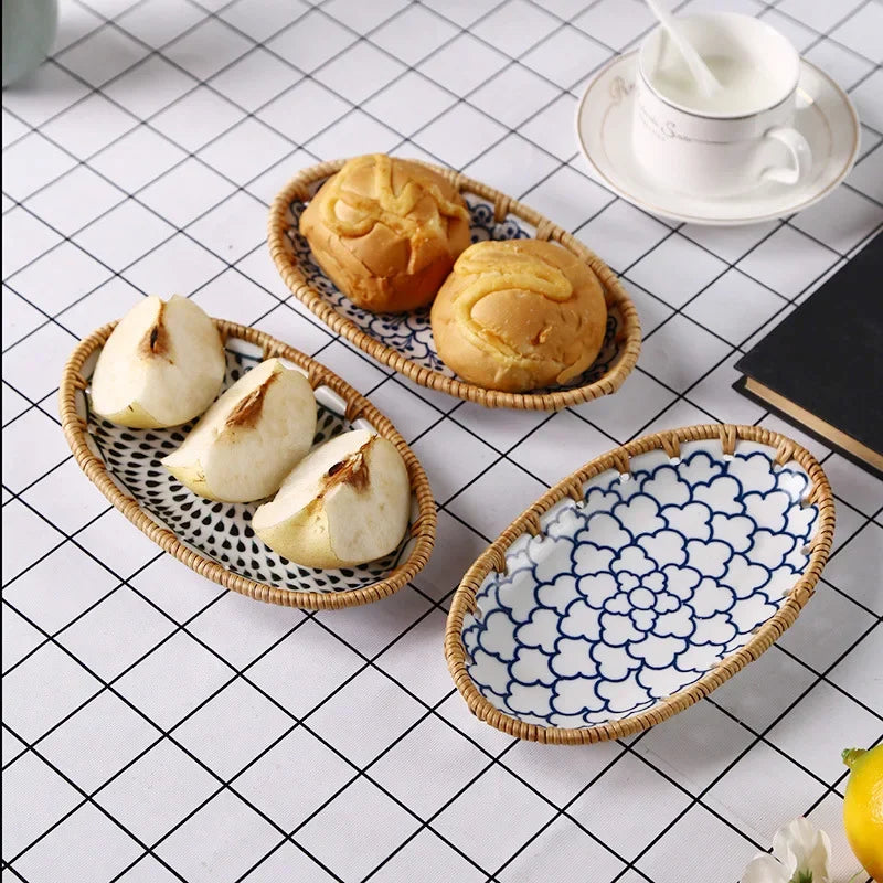 Prato em Porcelana Japonesa Multiuso