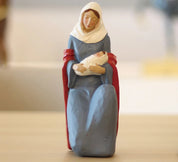 Conjunto de estátua de virgem maria e bebê jesus inspirado sagrado para decoração de casa muçulmana, figuras religiosas clássicas de mãe e infantil da moda