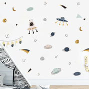 kit de Adesivo de Parede Alienígenas