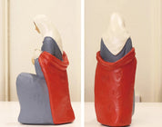 Conjunto de estátua de virgem maria e bebê jesus inspirado sagrado para decoração de casa muçulmana, figuras religiosas clássicas de mãe e infantil da moda