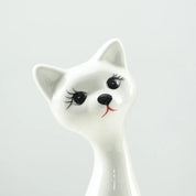 Casal de Gatos em Cerâmica