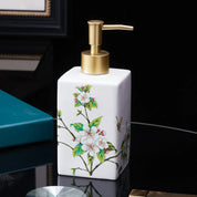 Dispensador de sabão cerâmico 450ml, garrafa desinfetante para as mãos, garrafa de prensa, garrafa de gel de banho para hotel, dispensação de detergente para lavanderia