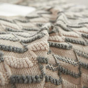 Manta de Malha Jacquard Vintage