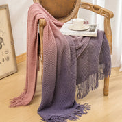 Manta Gradiente Macia e Aconchegante para Todas as Estações