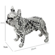 Estátua Cachorros Grafitados