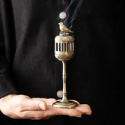 Urraca oco lâmpada sândalo fragrância incensário fumar backflow incenso titular casa de chá ornamentos sala estudo decoração casa