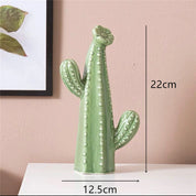 Nordic cerâmica artesanato simulação cactus ornamentos arte decorativa mobiliário doméstico fotografia adereços decoração do quarto verde