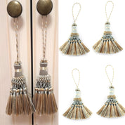 1pc borlas pendurado decoração artesanato franja de seda borla chaveiros escova diy decoração para sacos portas cortina marcadores chaves