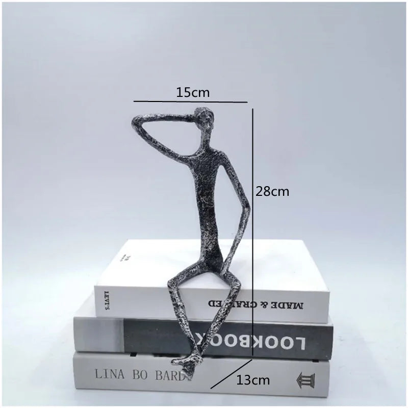 Escultura Humana em Ferro Fundido