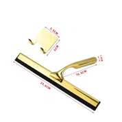 Rodo de silicone multiuso, raspador de parede, alça de aço inoxidável, limpador com gancho para cozinha, banheiro, janela, vidro limpo