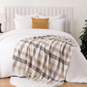 Battilo xadrez lance cobertor para cama sofá verde leve cobertor de caxemira cobertores com borlas primavera lance decoração para casa