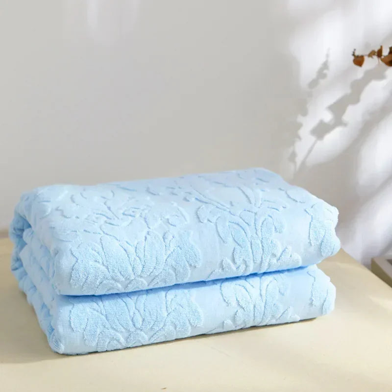 Cobertor de fio de algodão para adultos e crianças Colcha macia e respirável Colcha Jacquard Cobertores de verão no sofá e cama