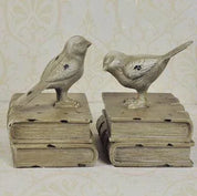 Aparadores de Livros Retro Birds em Resina