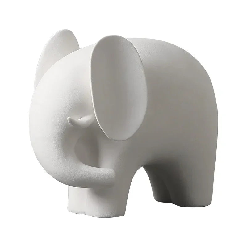 Elefante Decorativo de Cerâmica