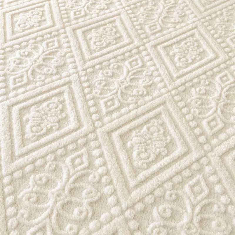 Capa  com Elástico em Tecido de Pelúcia  Para Colchão