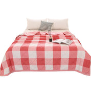 Cobertor Xadrez Leve e Refrescante para Verão