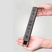 Criativo retro preto escritório em casa suporte de incenso de madeira queimador de incenso tradicional tipo chinês madeira artesanal escultura caixa incensário