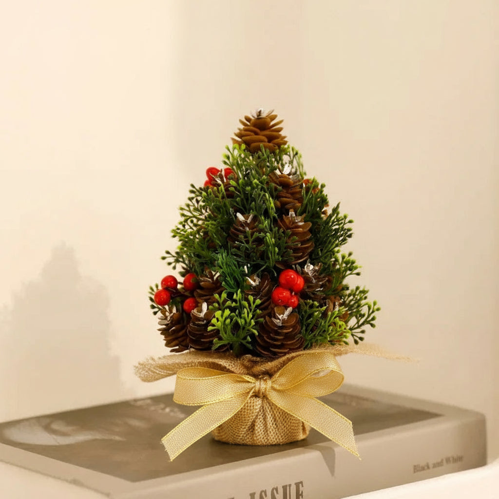 Mini pequena árvore de natal pequena árvore de natal ornamento de mesa de natal decoração de árvore de natal suprimentos decoração de mesa
