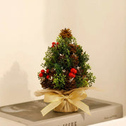 Mini pequena árvore de natal pequena árvore de natal ornamento de mesa de natal decoração de árvore de natal suprimentos decoração de mesa