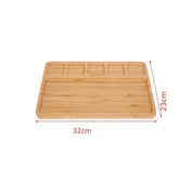 Bandeja Para Aperitivo de Bamboo Natural