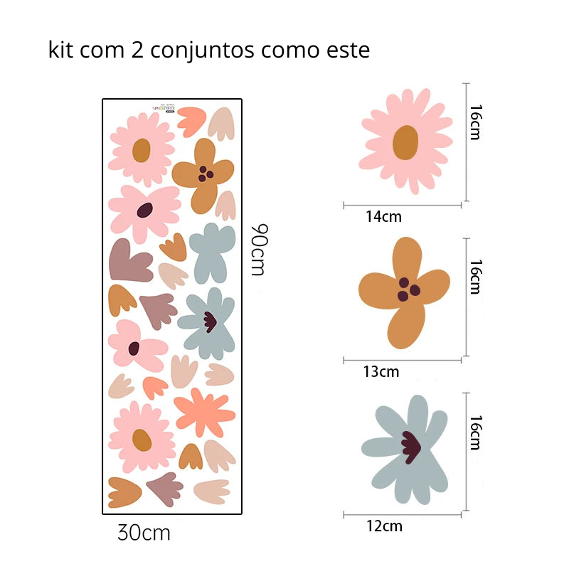 Adesivos  Coloridos de Parede