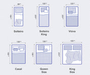 Cobertor Xadrez Leve e Refrescante para Verão