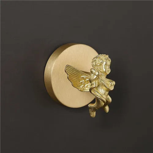 No Drilling Wall-mounted Brass Hook, Toalha Gancho, Banheiro, Roupas, Casaco, Quarto, Sala de estar, Acessórios de cozinha