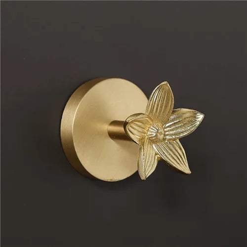 No Drilling Wall-mounted Brass Hook, Toalha Gancho, Banheiro, Roupas, Casaco, Quarto, Sala de estar, Acessórios de cozinha