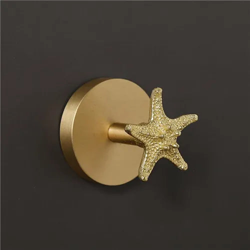 No Drilling Wall-mounted Brass Hook, Toalha Gancho, Banheiro, Roupas, Casaco, Quarto, Sala de estar, Acessórios de cozinha