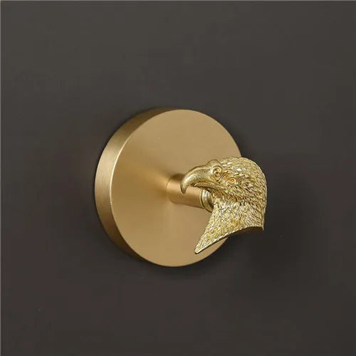 No Drilling Wall-mounted Brass Hook, Toalha Gancho, Banheiro, Roupas, Casaco, Quarto, Sala de estar, Acessórios de cozinha