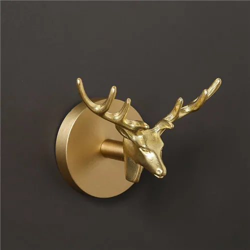 No Drilling Wall-mounted Brass Hook, Toalha Gancho, Banheiro, Roupas, Casaco, Quarto, Sala de estar, Acessórios de cozinha