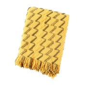 Manta de Malha Jacquard Vintage